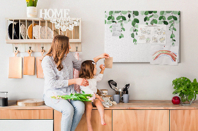 Painel em cortiça Folhas de plantas