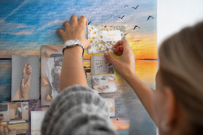 Quadro em cortiça Cais do lago