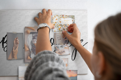 Quadro em cortiça A inscrição boa viagem