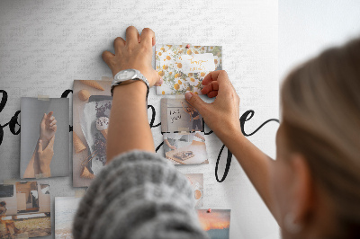 Quadro em cortiça A inscrição boa viagem