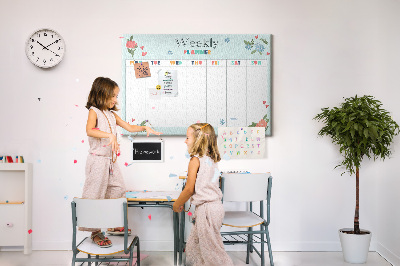 Painel em cortiça Plano floral