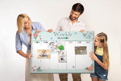 Painel em cortiça Plano floral