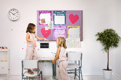 Painel em cortiça Notas de monstro