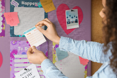 Painel em cortiça Notas de monstro