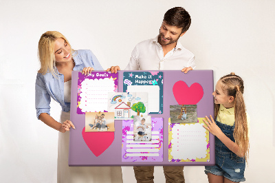 Painel em cortiça Notas de monstro