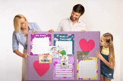 Painel em cortiça Notas de monstro