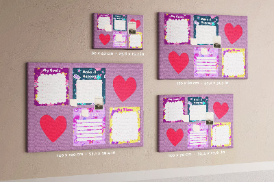 Painel em cortiça Notas de monstro