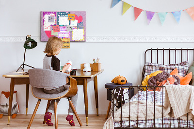 Painel em cortiça Notas de monstro