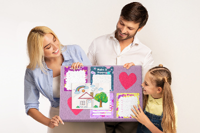 Painel em cortiça Notas de monstro