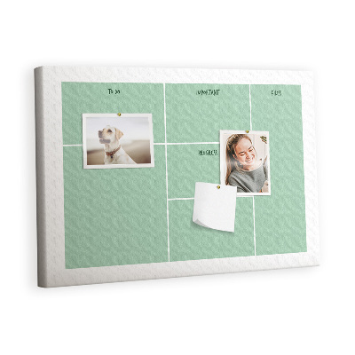 Quadro em cortiça Organizador de mesa