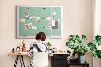 Quadro em cortiça Organizador de mesa