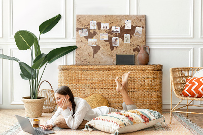 Painel em cortiça Mapa antigo