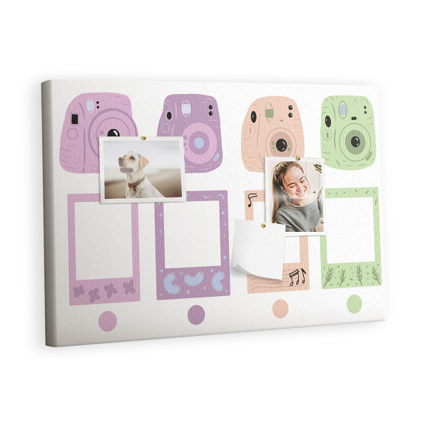 Quadro em cortiça Conjunto de câmeras