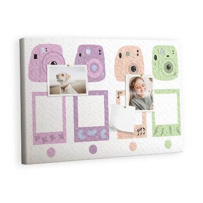 Quadro em cortiça Conjunto de câmeras