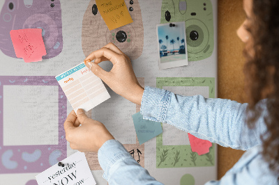 Quadro em cortiça Conjunto de câmeras