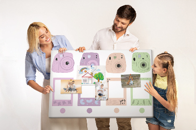 Quadro em cortiça Conjunto de câmeras