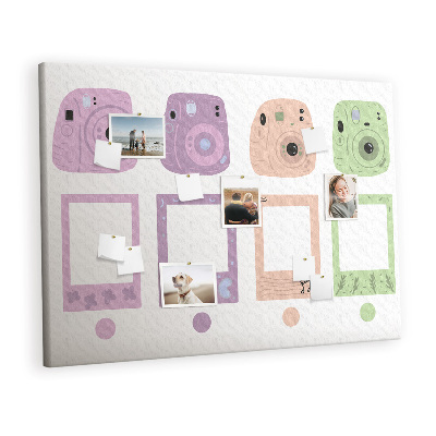 Quadro em cortiça Conjunto de câmeras