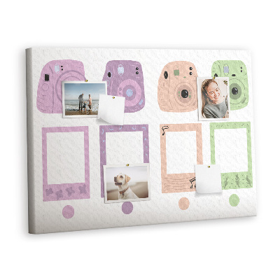 Quadro em cortiça Conjunto de câmeras