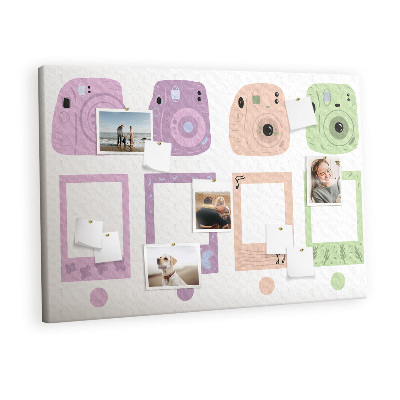 Quadro em cortiça Conjunto de câmeras