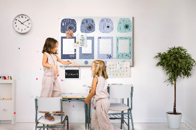 Painel em cortiça Molduras Polaroid