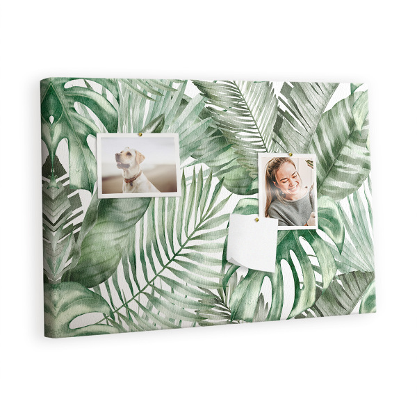 Painel em cortiça Folhas de plantas