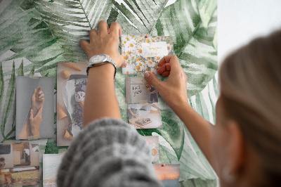 Painel em cortiça Folhas de plantas