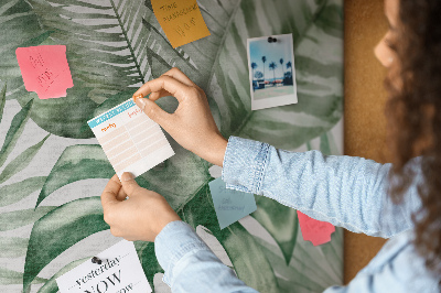 Painel em cortiça Folhas de plantas