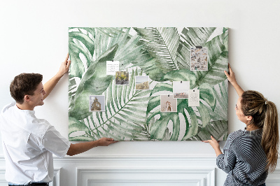 Painel em cortiça Folhas de plantas