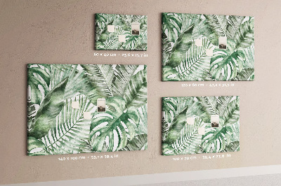 Painel em cortiça Folhas de plantas