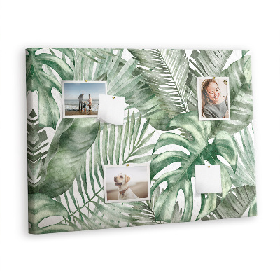 Painel em cortiça Folhas de plantas