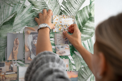 Painel em cortiça Folhas de plantas