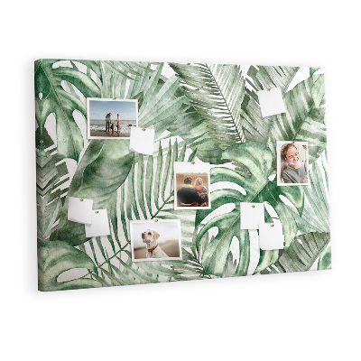 Painel em cortiça Folhas de plantas