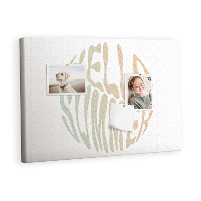 Painel em cortiça Olá verão