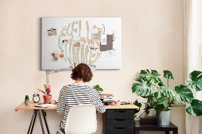 Painel em cortiça Olá verão