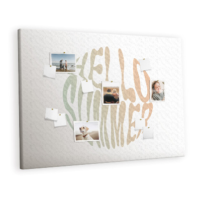 Painel em cortiça Olá verão