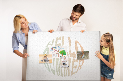 Painel em cortiça Olá verão