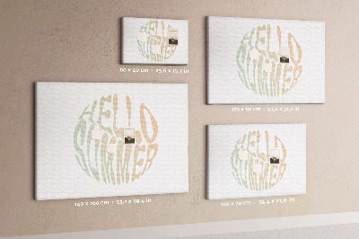 Painel em cortiça Olá verão