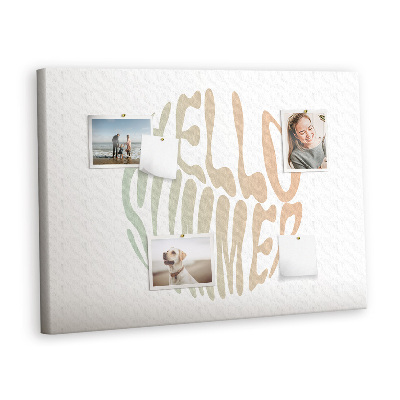 Painel em cortiça Olá verão