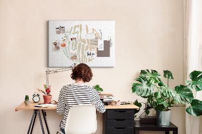 Painel em cortiça Olá verão