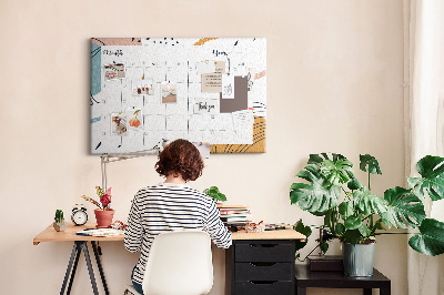 Painel em cortiça Organizador de negócios