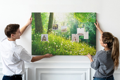 Quadro em cortiça Natureza da primavera