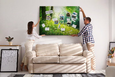 Quadro em cortiça Natureza da primavera