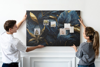 Quadro de aviso de cortiça Flores decorativas