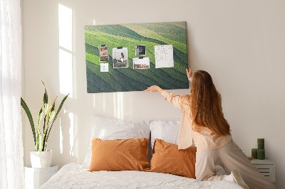 Quadro em cortiça Abstração de campo