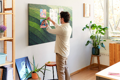 Quadro em cortiça Abstração de campo