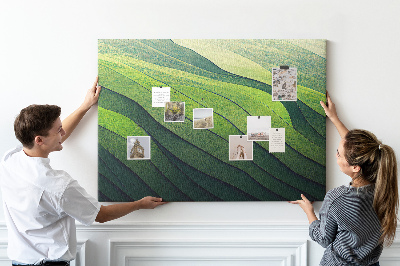 Quadro em cortiça Abstração de campo