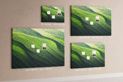 Quadro em cortiça Abstração de campo