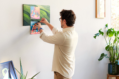 Quadro em cortiça Abstração de campo