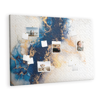 Quadro de aviso de cortiça Padrão de mármore