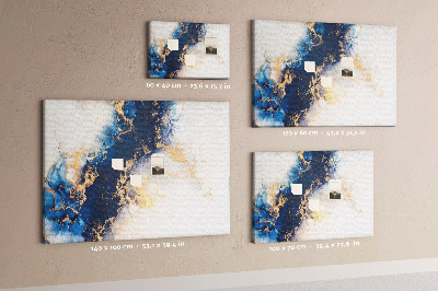 Quadro de aviso de cortiça Padrão de mármore